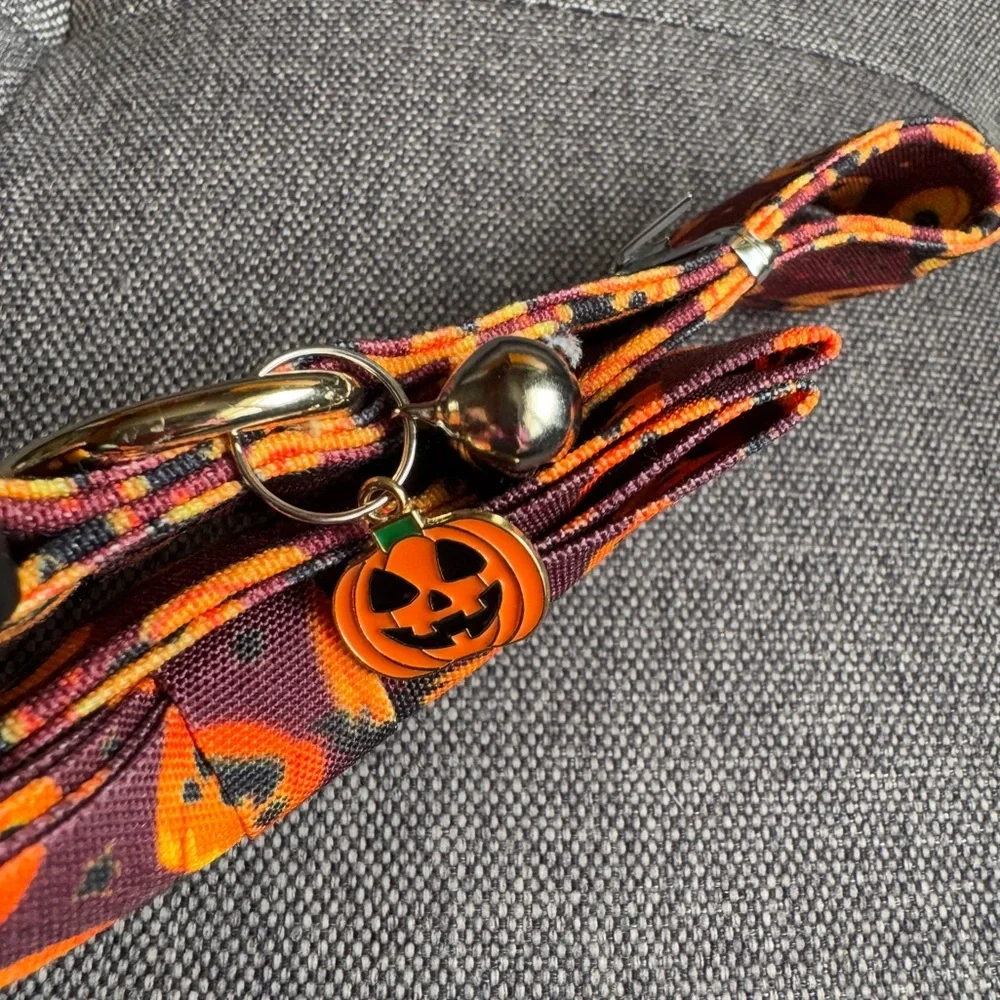 ADOGGYGO Halloween Dog Collar - Adjustable - Pumpkin